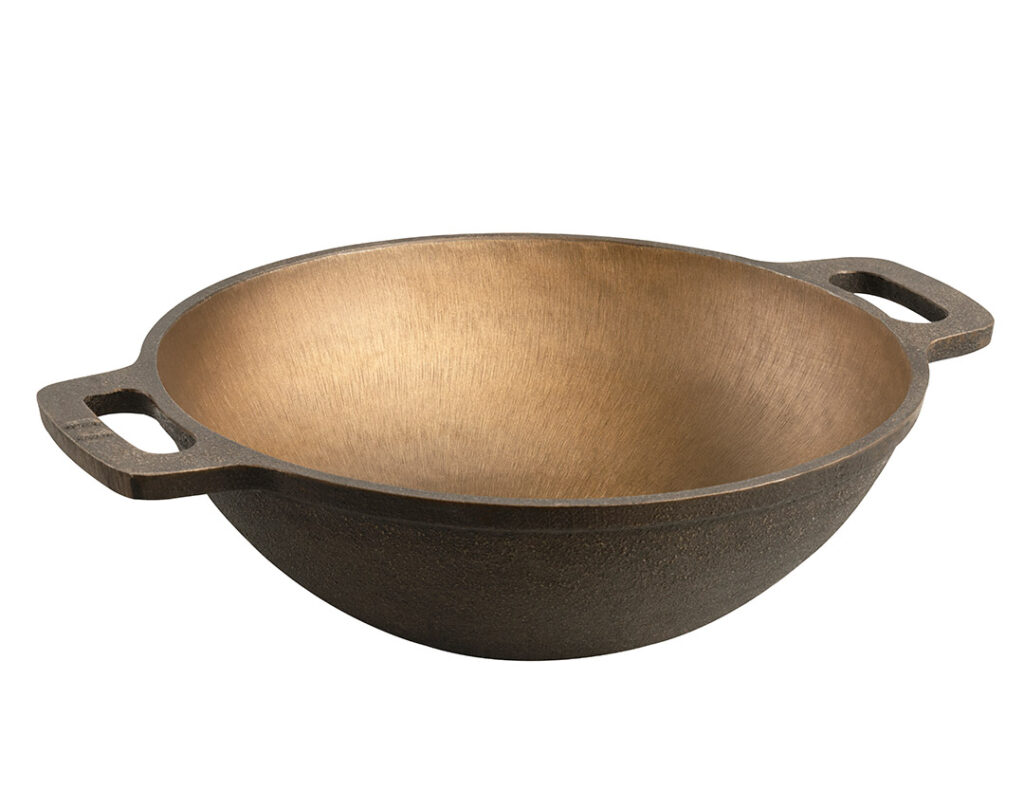 Cast Iron Gold Kadai
