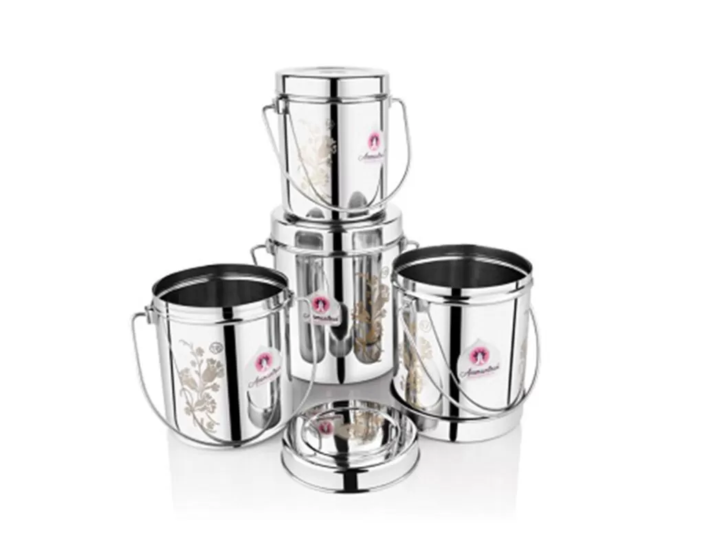 Milk Pot With Laser 4pc