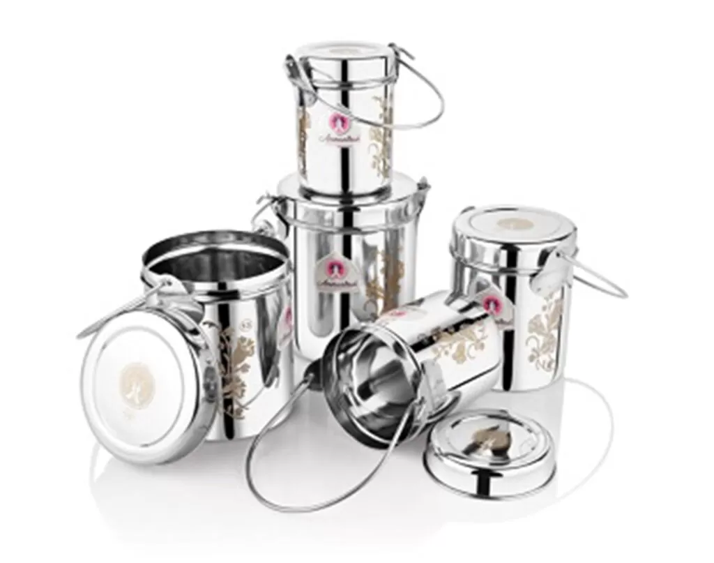 Milk Pot With Laser 5pc